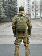 Тактический (военный) рюкзак Tactic Raid с системой molle на 40 л olive (601-olive) - изображение 3
