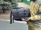 Тактический (военный) рюкзак Tactic Raid с системой molle на 40 л Black (601-black) - изображение 9