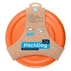 Іграшка Collar ігрова тарілка для апортировки PitchDog діаметр 24, паморанчовий