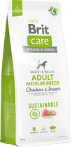 Сухий корм для дорослих собак Brit care dog sustainable adult chicken insect 7кг (8595602558650) - зображення 1