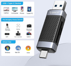 Адаптер Orico USB-A/USB-C 2.0 SD/microSD (CD2D-AC2-BK-EP) - зображення 4