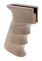 Пістолетна рукоятка DLG Tactical (DLG-098) для АК-47/74 (полімер) прогумована, койот - зображення 3