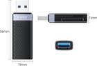 Adapter Orico SD/microSD USB-A 3.1 (CS2T-A3-BK-EP) - obraz 4