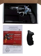 Револьвер флобера ZBROIA PROFI-3" (чорний пластик) - зображення 2