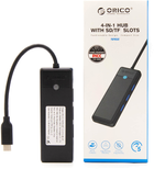 Hub USB-C Orico 3 x USB-A 5 Gb/s Czarny (PAPW3AT-C3-015-BK-EP) - obraz 4
