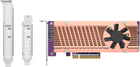 Adapter QNAP SSD Dual PCIe NVMe M.2 2280/22110 (QM2-2P-384A) - obraz 3