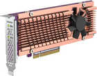 Адаптер QNAP SSD Dual PCIe NVMe M.2 2280/22110 (QM2-2P-384A) - зображення 5