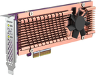 Адаптер QNAP SSD Dual PCIe NVMe M.2 2280/22110 (QM2-2P-344A) - зображення 5