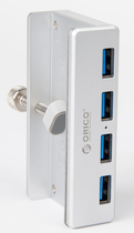 Hub USB Orico 4 x USB-A 5 Gb/s Biały (MH4PU-P-SV-BP) - obraz 3
