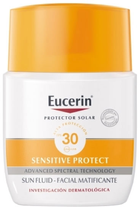 Сонцезахисний флюїд для нормальної шкіри Eucerin Facial Sunscreen Fluid Mat Fp30 50 мл (4005800125539) - зображення 1