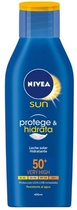 Сонцезахисний лосьйон Nivea Sun Moisturising Sun Lotion SPF50+ 400 мл (4005900283191) - зображення 1