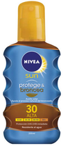 Olejek do opalania w sprayu Ochrona i opalanie Nivea Sun Protect And Bronze Tan Activating Protecting Oil SPF30 200 ml (4005900131256)