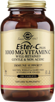 Комплекс вітамінів та мінералів Solgar Ester-C Plus 1000 мг 180 таблеток (33984010536) - зображення 1