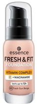 Тональний крем Essence Cosmetics Fresh y Fit Maquillaje 40-Fresh Sun Beige 30 мл (4059729338464) - зображення 1