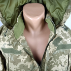 Бушлат утеплений Тканина Саржа з ​​капюшоном Куртка зима Піксель Розмір 44-46 - зображення 7