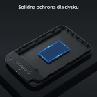Kieszeń zewnętrzna Orico HDD/SSD 2,5" kabel USB-C 3.1 (2520C3-CX-BK-EP) - obraz 14
