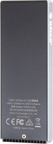 Зовнішня кишеня Orico M.2 SSD USB 3.2 Gen2 20 Gbps (M2PAC3-G20-GY-BP) - зображення 5