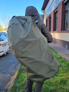 Сумка-баул/рюкзак тактическая Оливковый цвет - 120л (армейский вещмешок цилиндр) - изображение 1