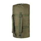 Сумка-баул/рюкзак M-Tac тактическая Оливковый цвет - 90 л (армейский вещмешок американский) - изображение 8