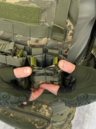 Военно-тактический жилет Пиксель из Codura + 7 подсумок - изображение 6