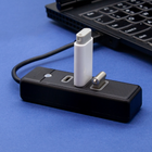 USB-C хаб Orico 2 x USB 3.0 + USB-C Чорний (PWC2U-C3-015-BK-EP) - зображення 6
