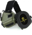 Навушники тактичні активні Earmor M31 MOD3 (olive) (EM-M31-M3-OL) + Premium кріплення на шолом FAST, TOR-D, ACH MICH (125994) - изображение 4