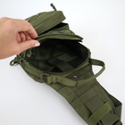 Багатофункціональна тактична нагрудна сумка Олива - зображення 9