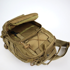 Багатофункціональна тактична нагрудна сумка Койот - зображення 9