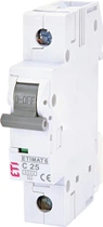 Автоматичний вимикач ETIMAT 6 1p C 25А (6 kA) ETI (2141518)