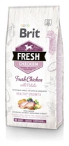 Сухой корм Brit Fresh Healthy Growth для щенков и юниоров с курицей и картофелем
