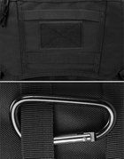 Военный тактический рюкзак M15 50л Black с системой Molle 50х27х22 см - изображение 8