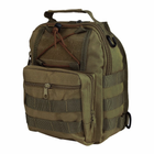 Тактичний рюкзак Eagle через плече Oxford 600D 6 літрів Army Green - зображення 4