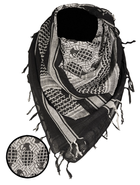 Арафатка шарф-шемаг тактическая 110х110см Mil-Tec Универсальный Черный (12609002) - изображение 1