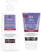 Zestaw do pielęgnacji ciała Neutrogena Visibly Renew Balsam 400 ml + Krem do rąk z filtrem SPF 75 ml (3574661258171)