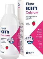 Płyn do płukania ust dla dzieci Kin Fluorkin Calcium Mouthwash Strawberry Flavor 500 ml (8470001629951) - obraz 1