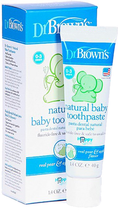 Зубна паста для дітей Dr. Brown's Apple Pear Toothpaste 40 g (72239303672) - зображення 1