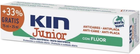 Зубна паста для дітей Kin Junior Mint Mild Toothpaste 75 ml+25 ml (8436026212714) - зображення 1