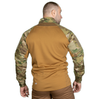 Сорочка тактична польова зносостійка літньо-весняна сорочка KOMBAT (XL) Multicam/Койот (OR.M_2690) - зображення 4