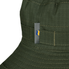 Панама тактическая универсальная маскировочный головной убор для спецслужб 59 Олива (OR.M_520) - изображение 6