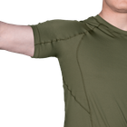 Футболка тактична чоловіча літня повсякденна футболка для силових структур XXL Олива (OR.M_933) - зображення 5