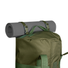 Баул тактический универсальный военная сумка с горизонтальной загрузкой CAMOTEC 100л 7056 Олива (OR.M_2912) - изображение 2