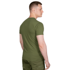 Футболка тактична чоловіча літня повсякденна футболка для силових структур XXXL Зелений (OR.M_718) - зображення 4