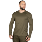 Лонгслив тактичечкий мужская футболка с длинным рукавом для силовых структур S Олива (OR.M_856) - изображение 2