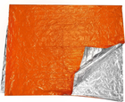 Термоковдра багаторазова Emergency Blanket 130x210см рятувальна термоковдра туристична (VS7006287) - изображение 7
