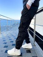 Мужские тактические штаны Карго весенние черные XXL - изображение 6