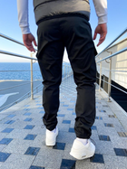 Мужские тактические штаны Карго весенние черные L - изображение 3