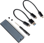 Зовнішня кишеня Orico M.2 NVMe SSD 10Gbps USB-C (M2PV-C3-BK-EP) - зображення 6