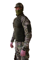 Тактична сорочка ubacs армійська для ЗСУ розмір 2XL Хакі - зображення 1
