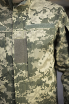 Чоловічий армійський костюм для ЗСУ тактична форма ріп-стоп Україна Піксель 52 розмір 7113 (OR.M-4362204) - зображення 4