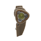 Фонарик для тактического шлема светодиодный (3 режима) WOSPORT + батарейка в подарок - изображение 4
